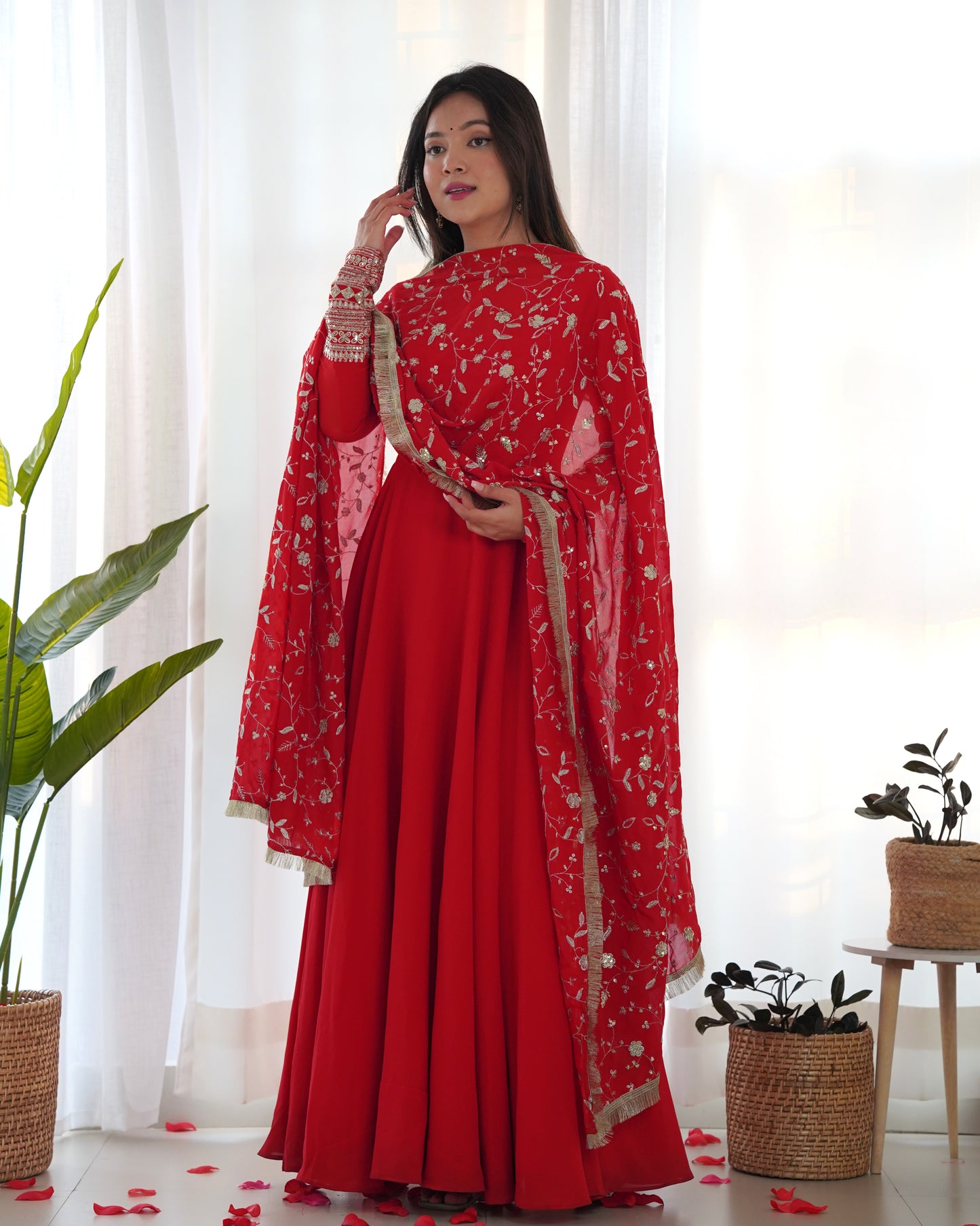 Karvachauth Special 3pc Anarkali