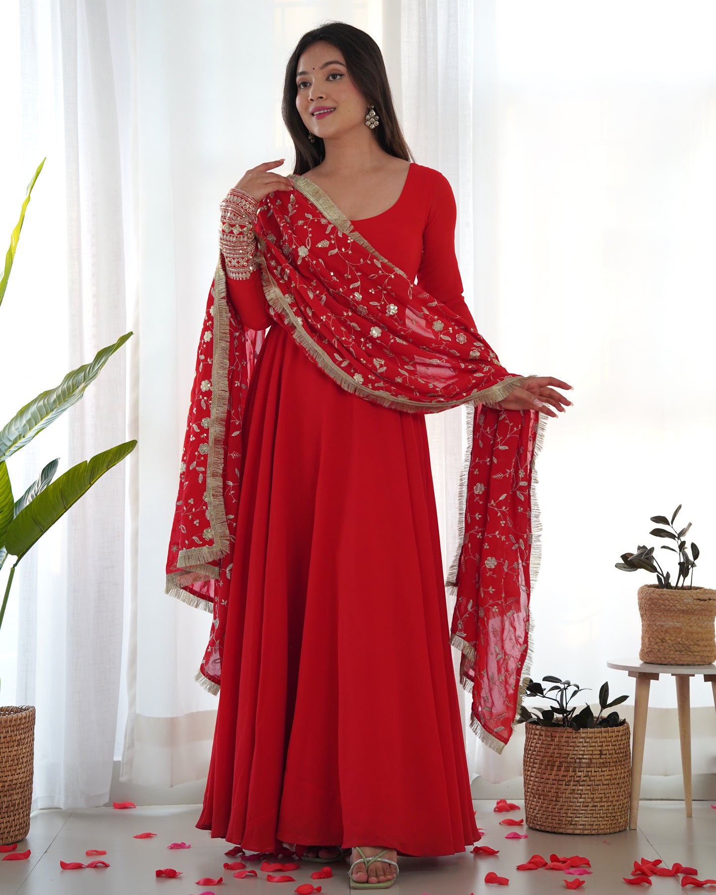 Karvachauth Special 3pc Anarkali