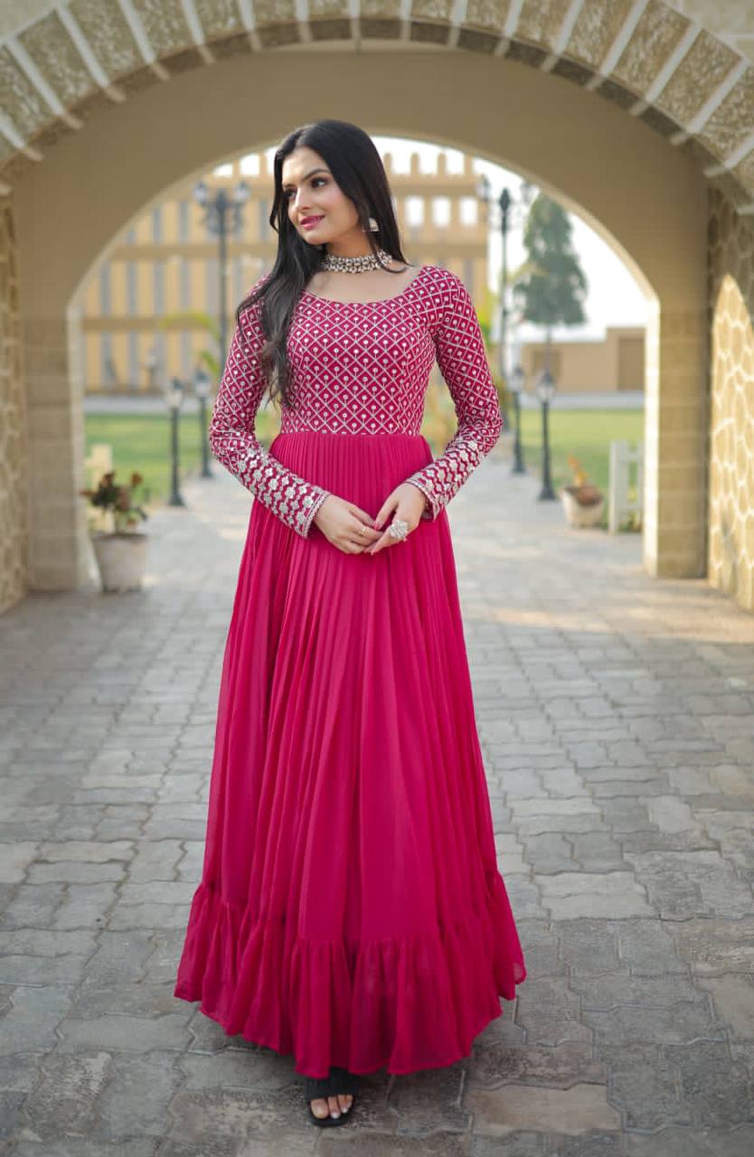 PINK ROUND NECK