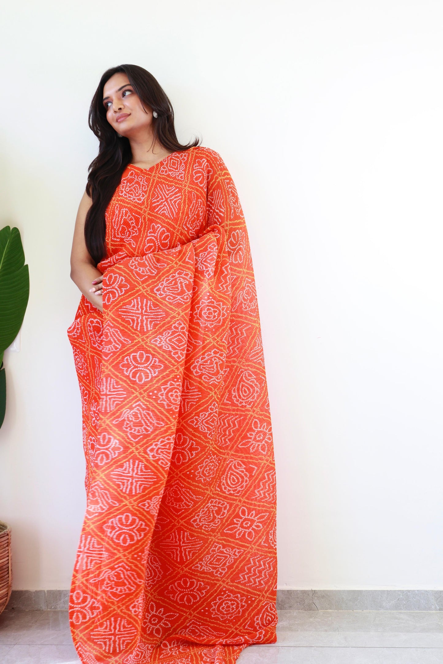 BANDHNI READY TO WEAR SAREE