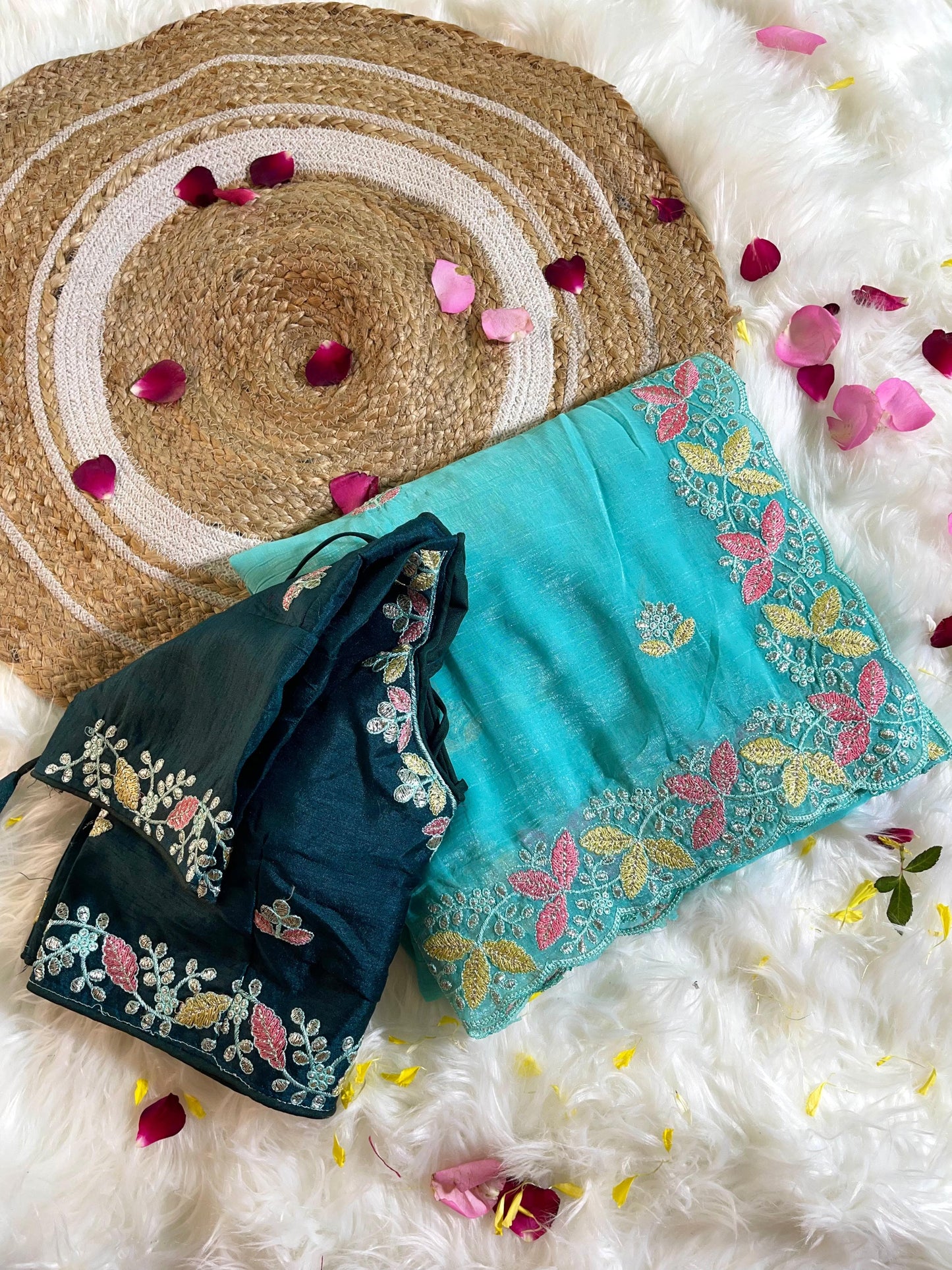 Beautiful Soft Crunchy Silk with Shining Saree