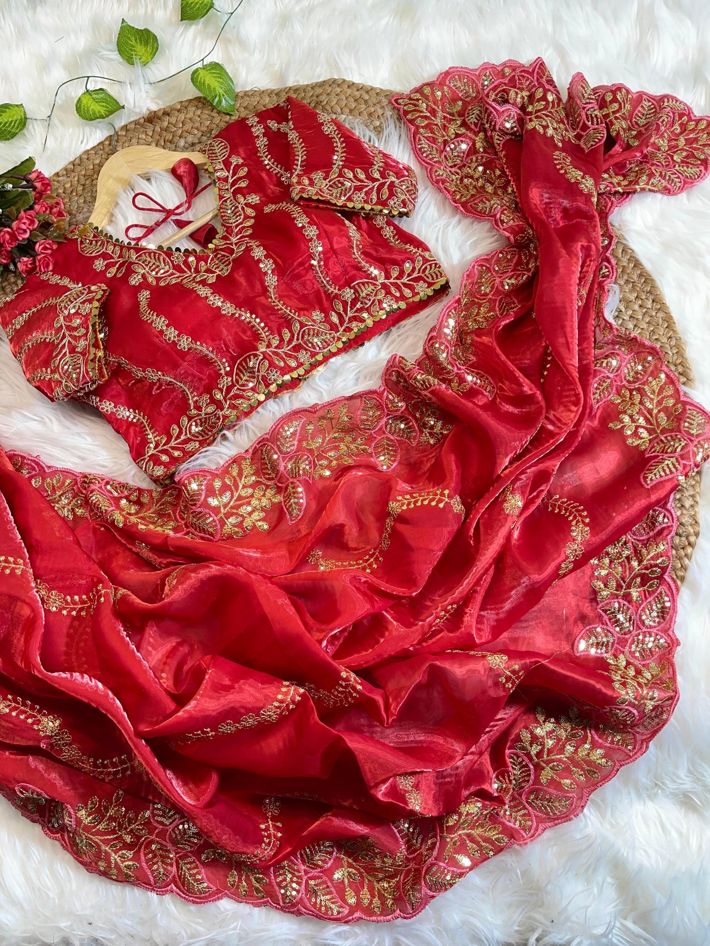 Pure Zimmy Choo Silk With Embroidery Work Saree