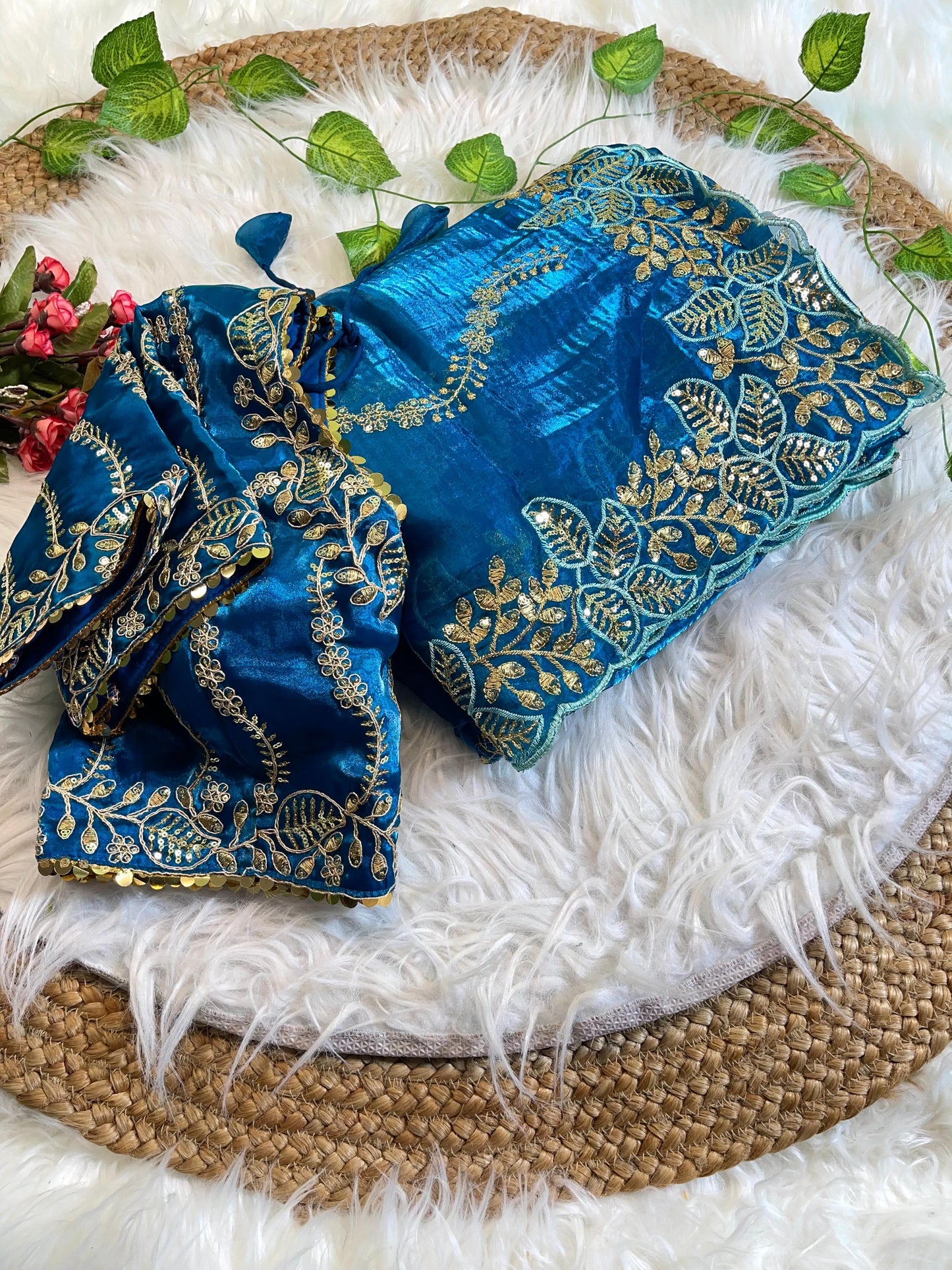 Pure Zimmy Choo Silk With Embroidery Work Saree