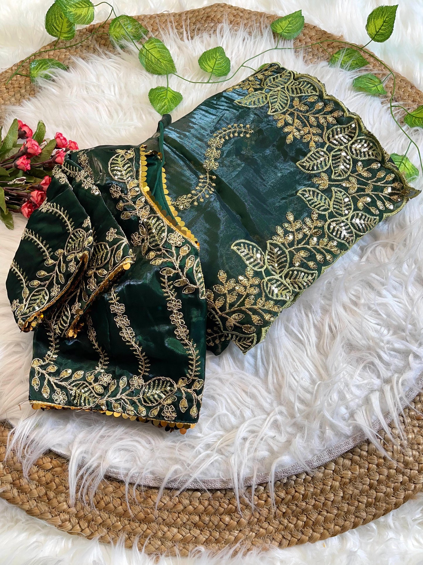 Pure Zimmy Choo Silk With Embroidery Work Saree