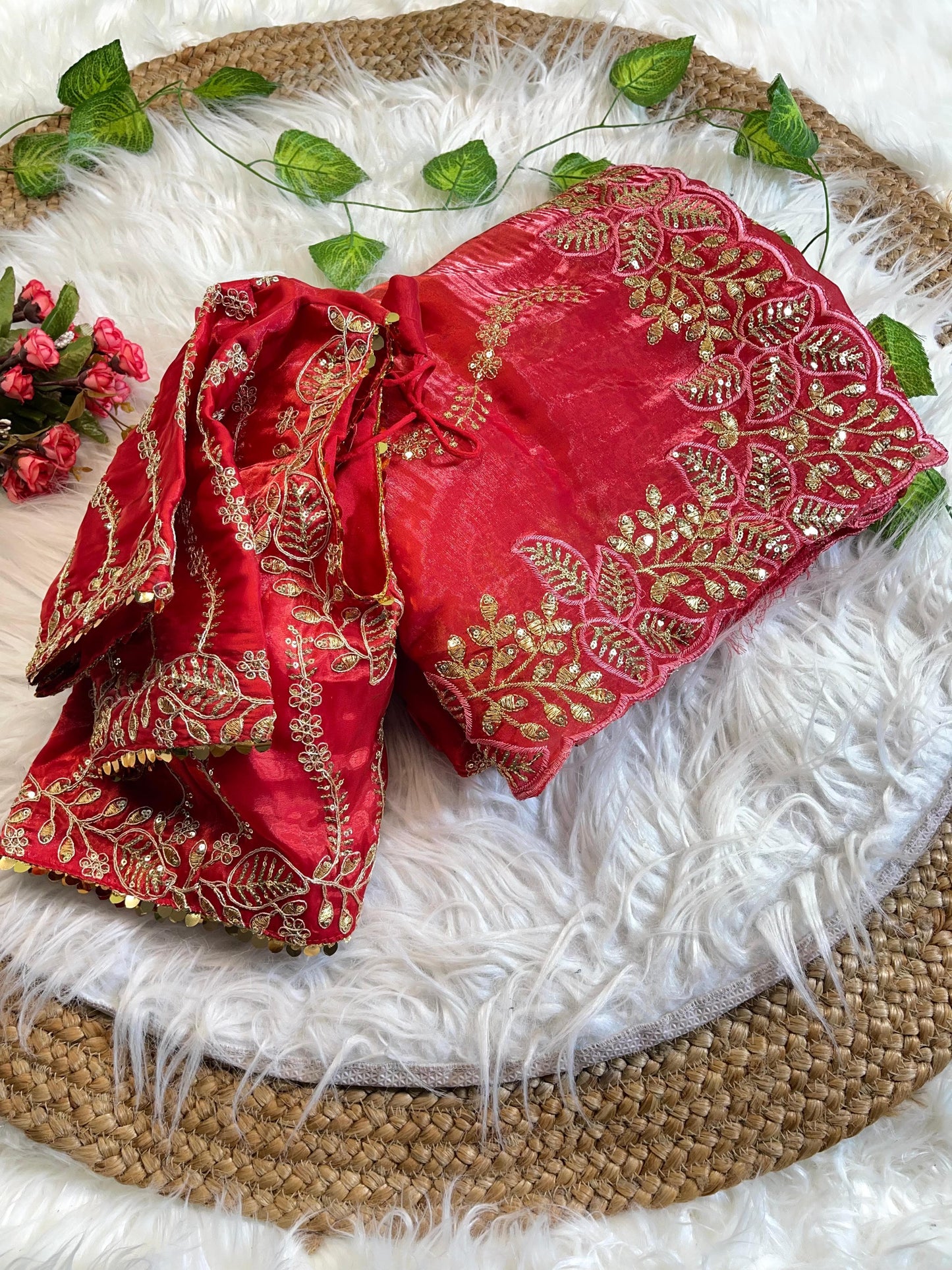 Pure Zimmy Choo Silk With Embroidery Work Saree