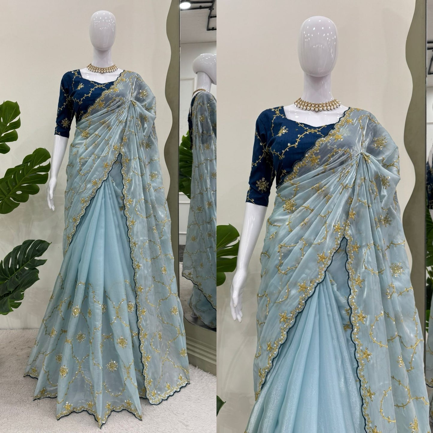 Sky Heavy Zimmy Chu Saree