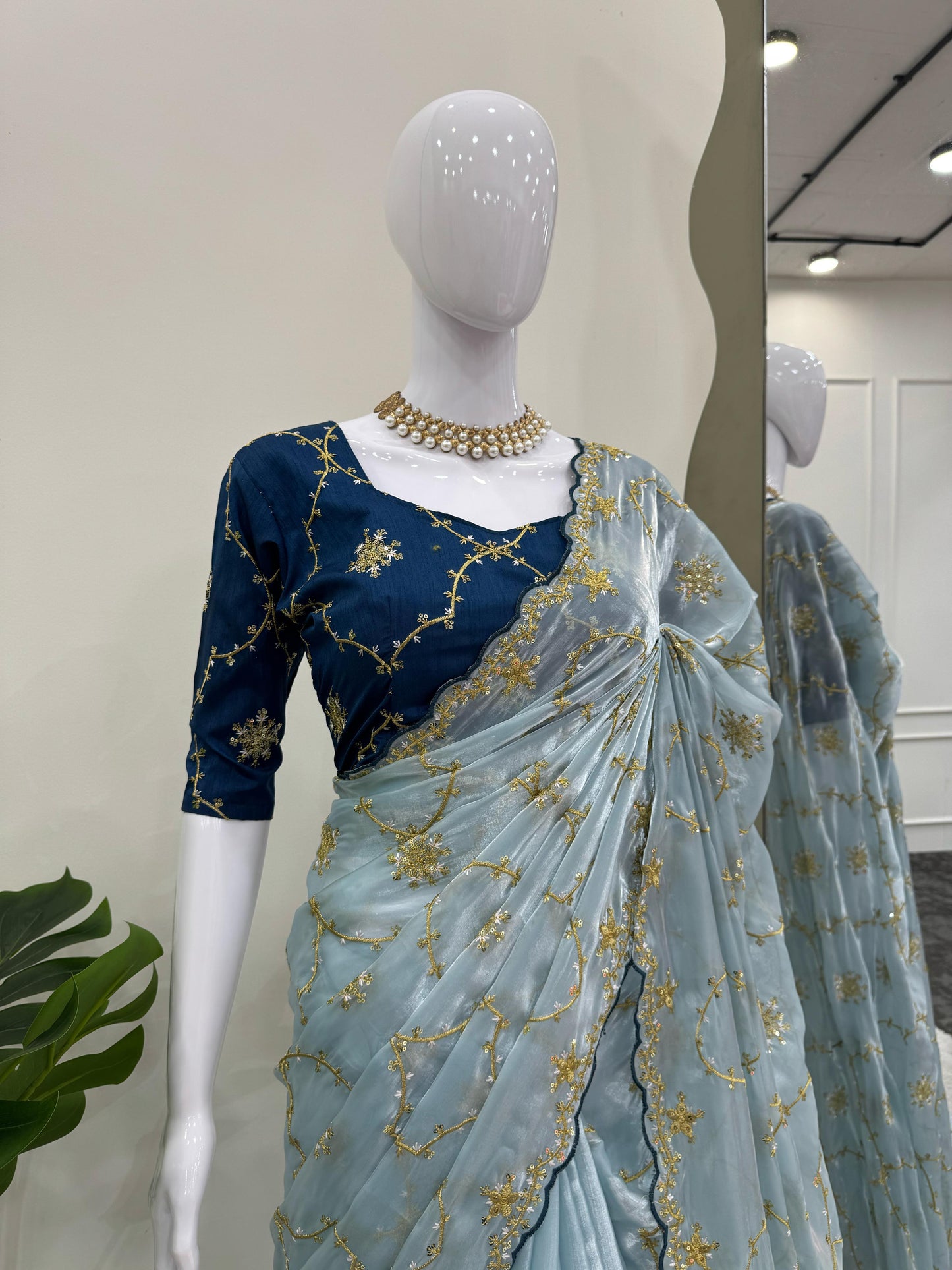 Sky Heavy Zimmy Chu Saree