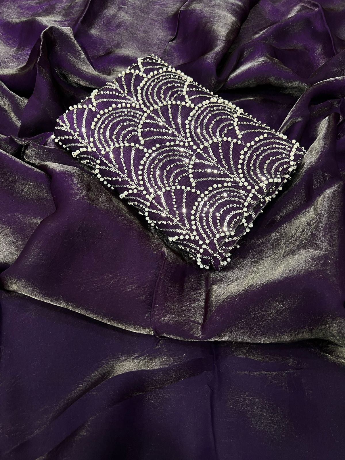 Space Soft Silk Saree