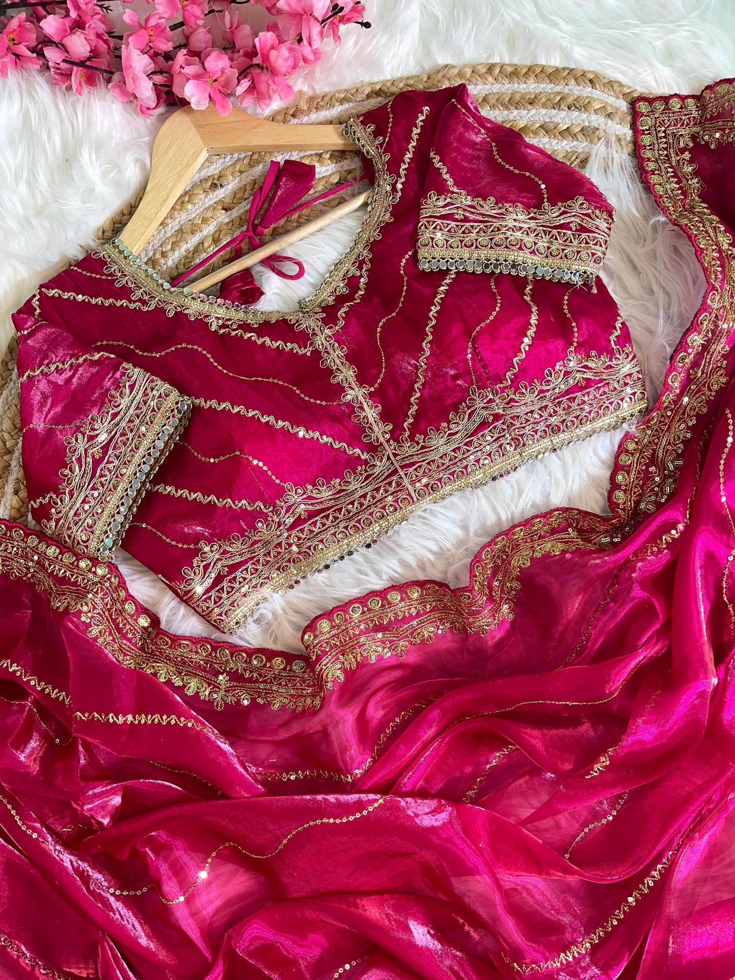 Soft Zimmy Choo Silk With Heavy Border Saree