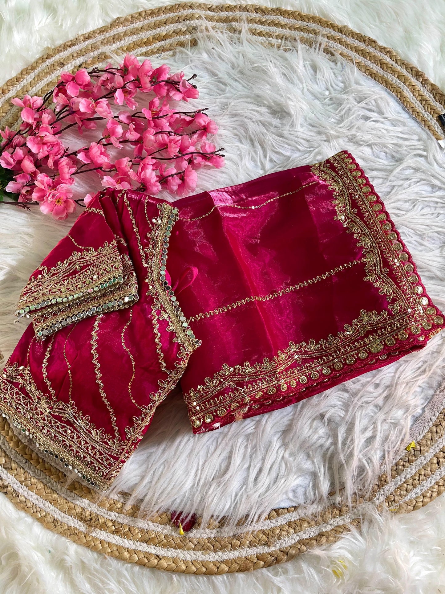 Soft Zimmy Choo Silk With Heavy Border Saree