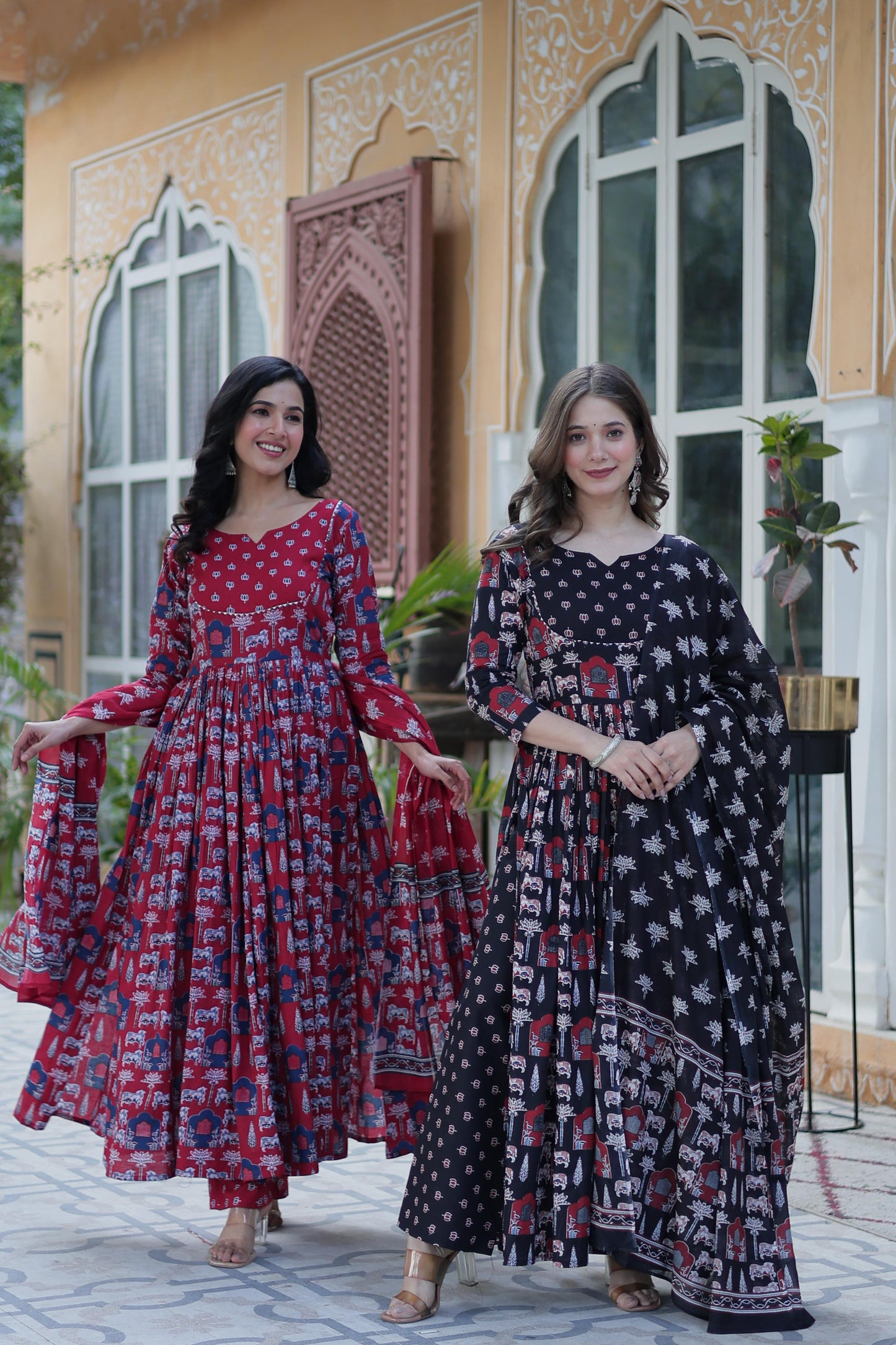 Pure Cotton 3pc Kurta Set