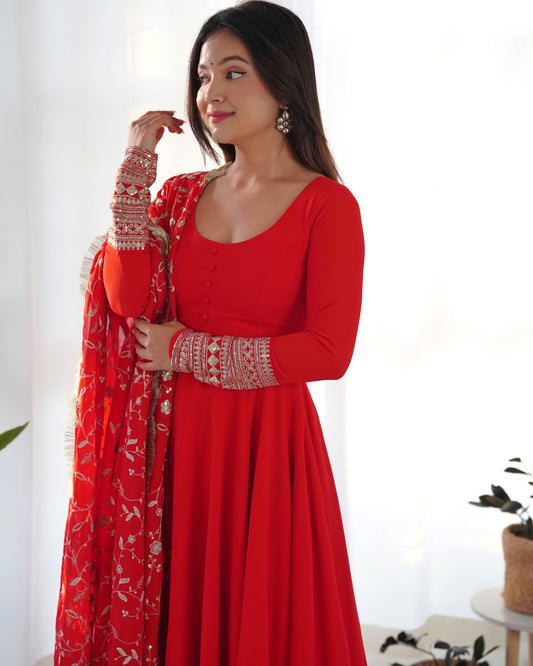 Karvachauth Special 3pc Anarkali