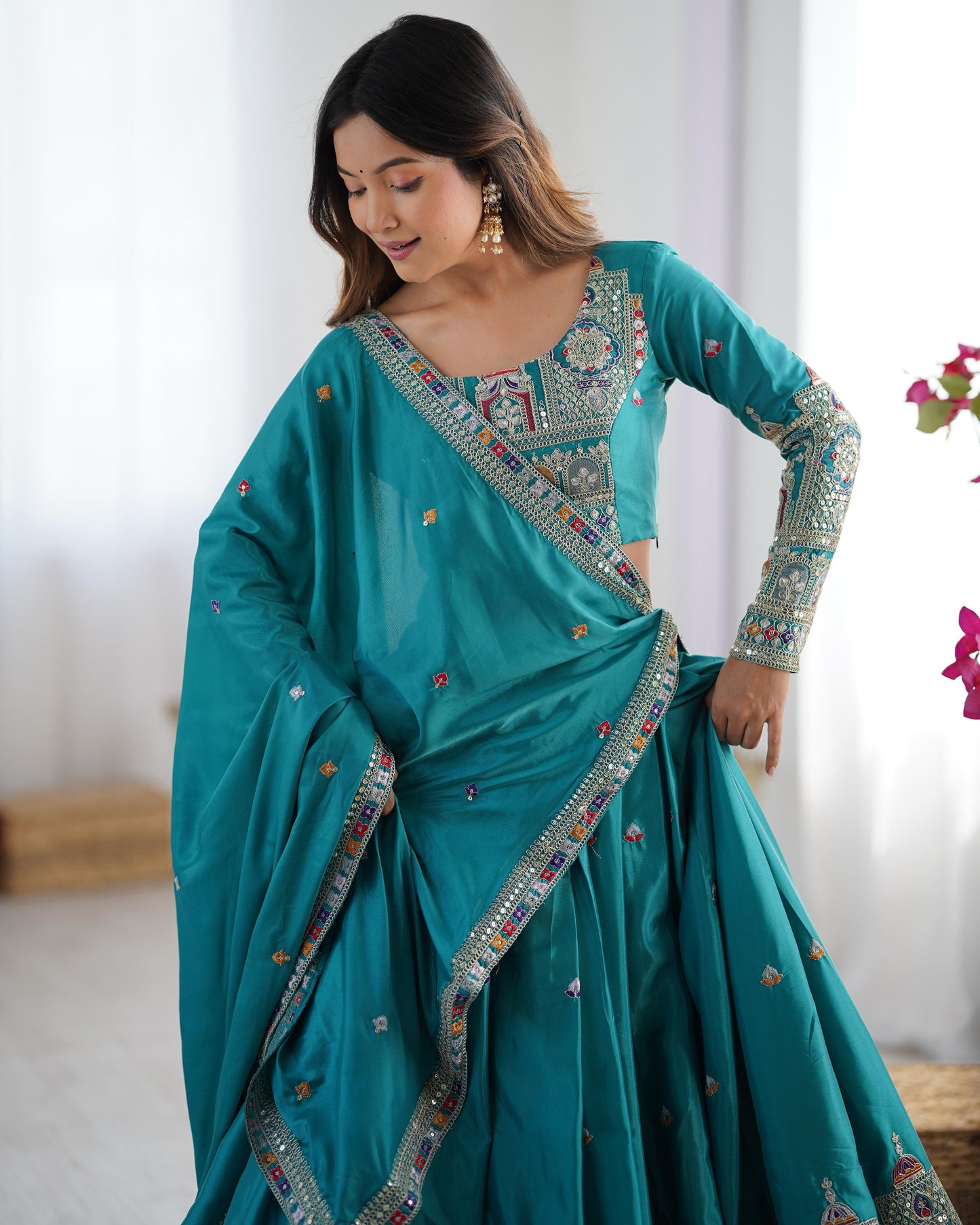 Premium Real Modeling Series – Lehengha Set