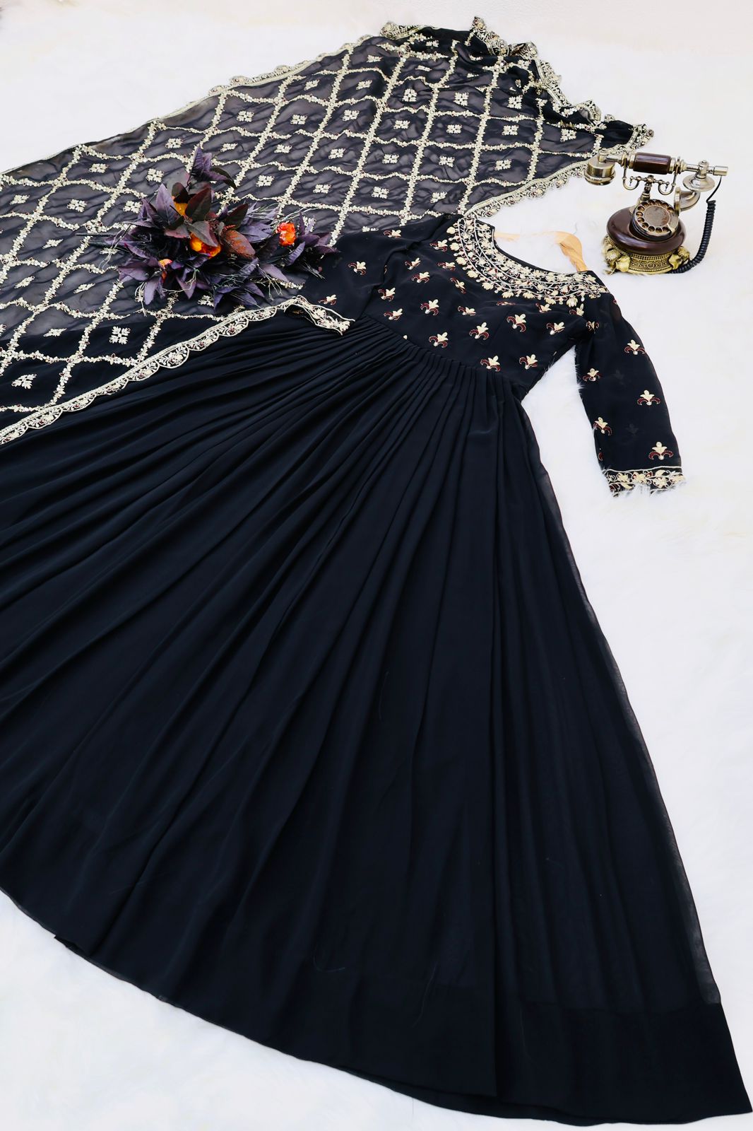 GORGEOUS SEQUENCE WORK ANARKALI