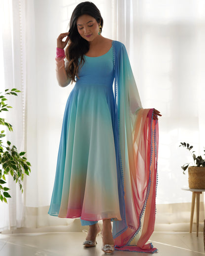 MULTI COLORFULL ANARKALI