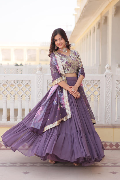 FANCY PARTY  WEAR LEHENGA