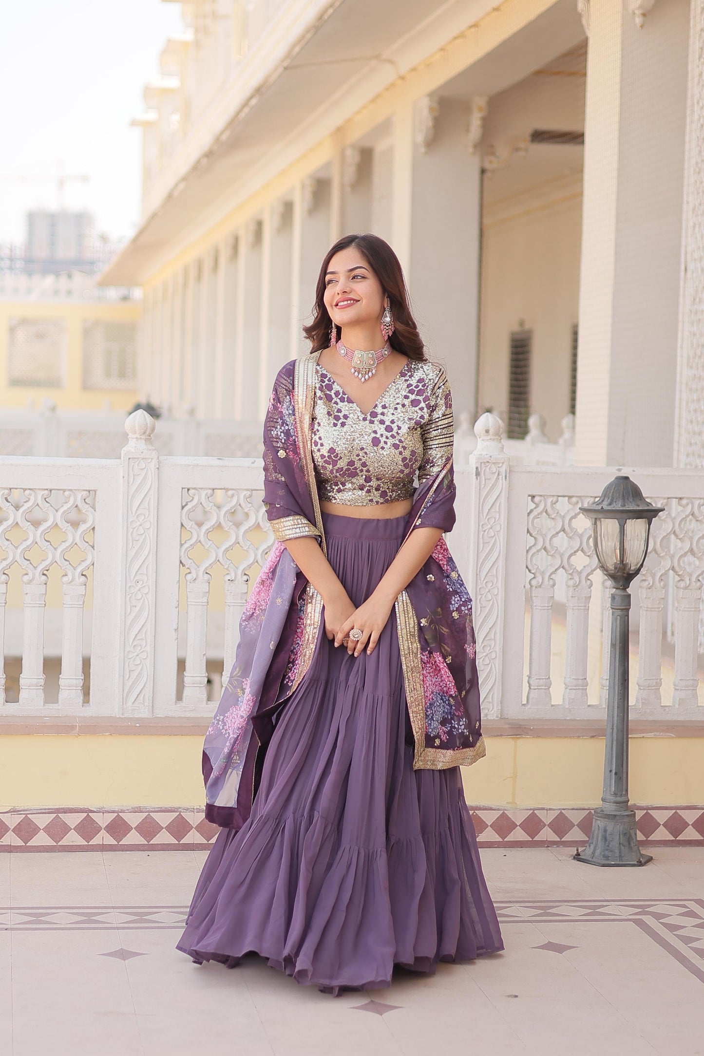 FANCY PARTY  WEAR LEHENGA