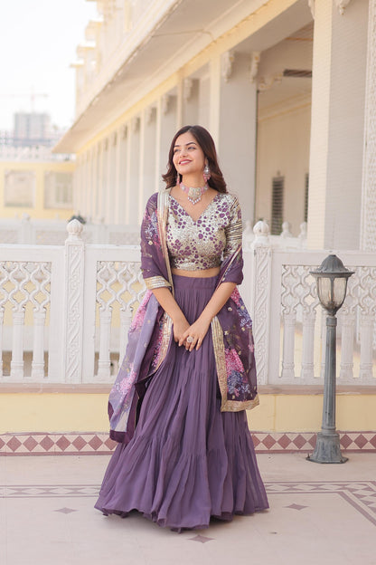 FANCY PARTY  WEAR LEHENGA