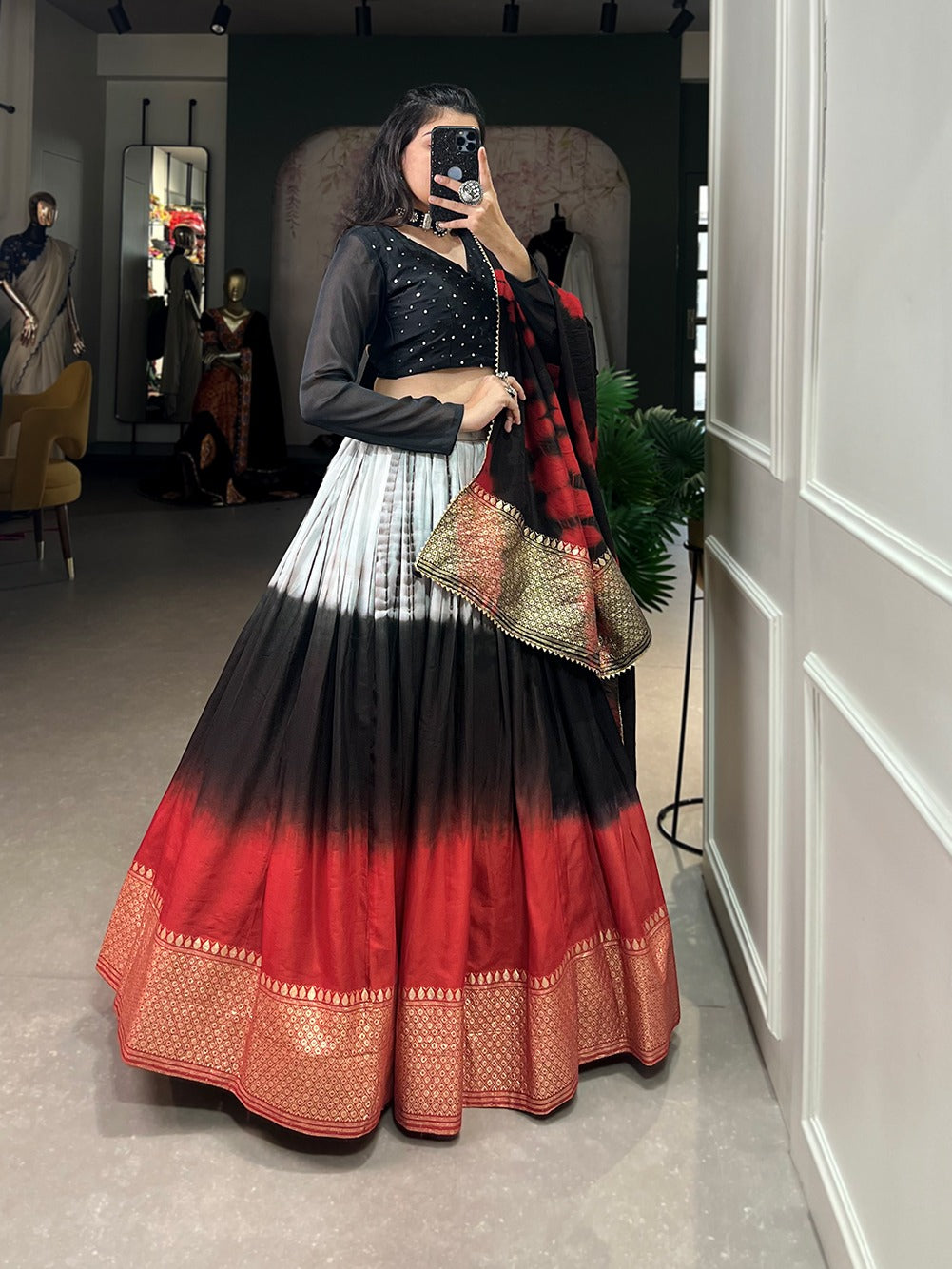 MICRO COTTON LEHENGA