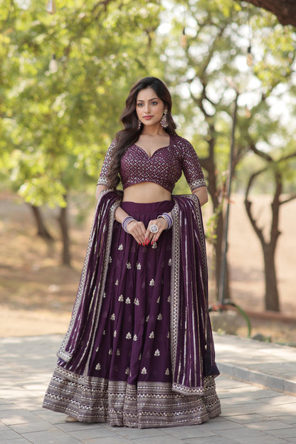 FAUX BLOOMING LEHENGA