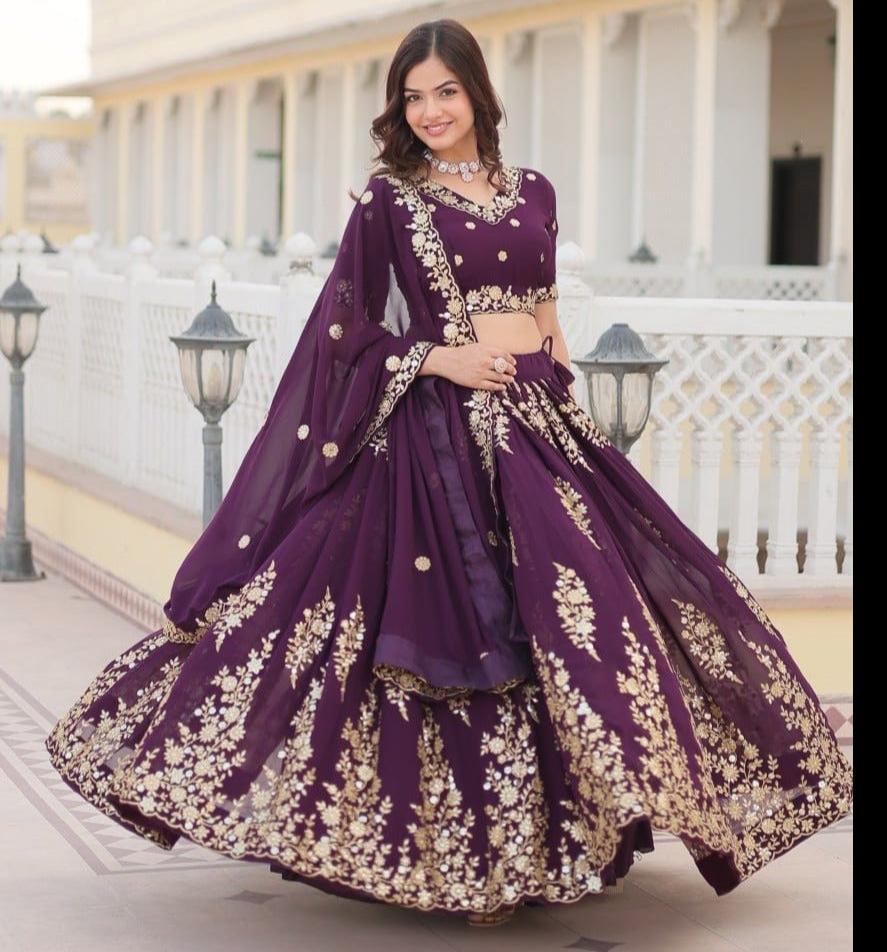 RICH SEQUINS LEHENGA