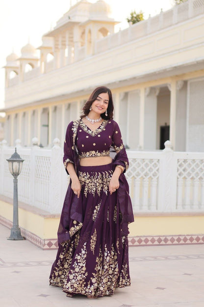 RICH SEQUINS LEHENGA