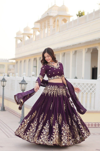 RICH SEQUINS LEHENGA