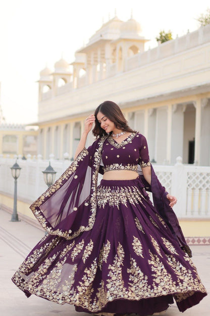 RICH SEQUINS LEHENGA