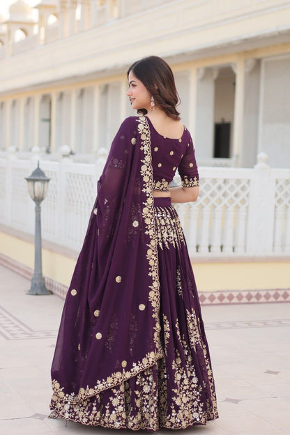 RICH SEQUINS LEHENGA