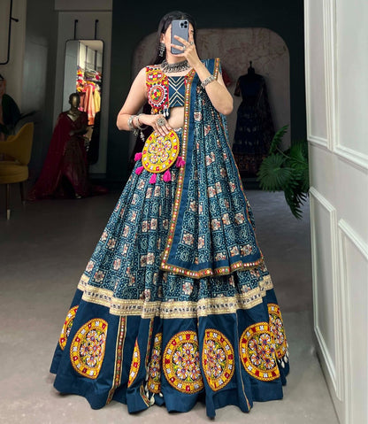 RAYON NAVRATRI LEHENGA