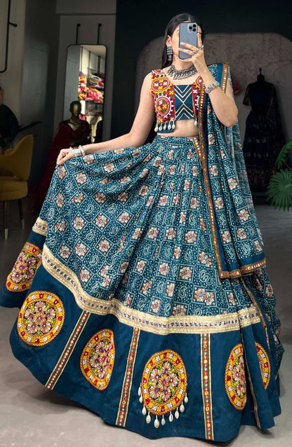 RAYON NAVRATRI LEHENGA