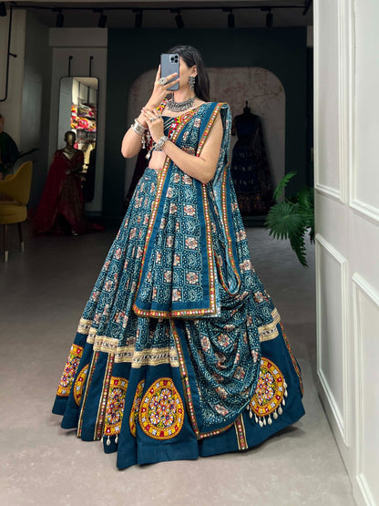 RAYON NAVRATRI LEHENGA