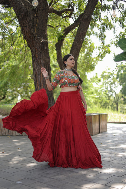 STANDARD FRILL LEHENGA