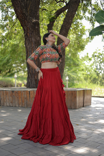 STANDARD FRILL LEHENGA