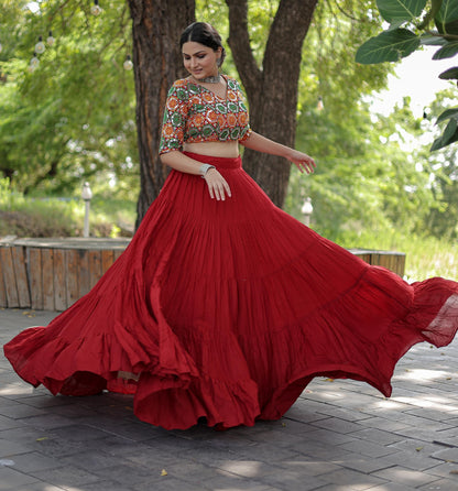 STANDARD FRILL LEHENGA