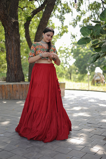 STANDARD FRILL LEHENGA