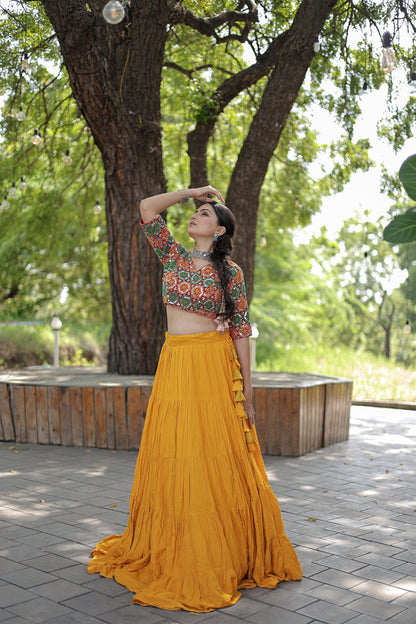 STANDARD FRILL LEHENGA