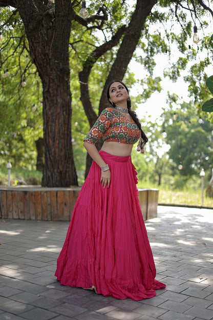 STANDARD FRILL LEHENGA