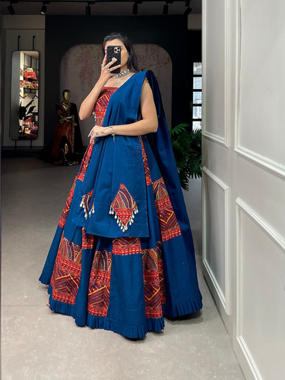 FESTIVE COTTON LEHENGA