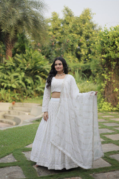 WHITE MAGIC LEHENGA