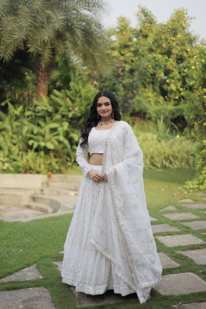 WHITE MAGIC LEHENGA