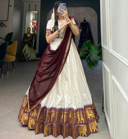 CHEX WITH ZARI LEHENGA