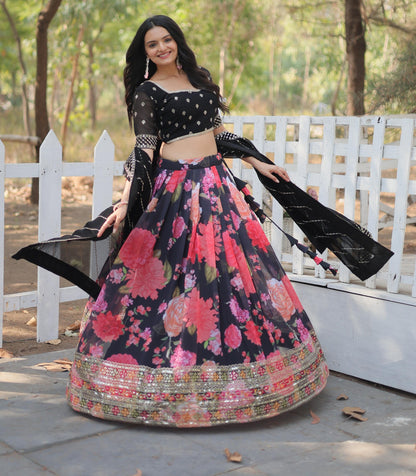 DIGITAL PRINTED LEHENGA