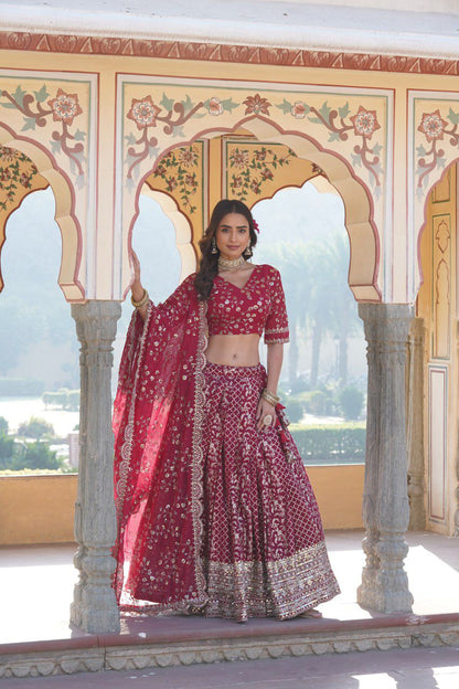 SEQUINE LUXE LEHENGA