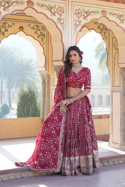 SEQUINE LUXE LEHENGA