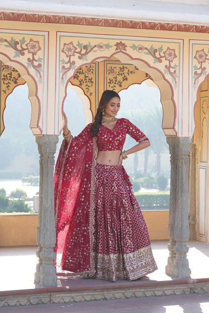 SEQUINE LUXE LEHENGA