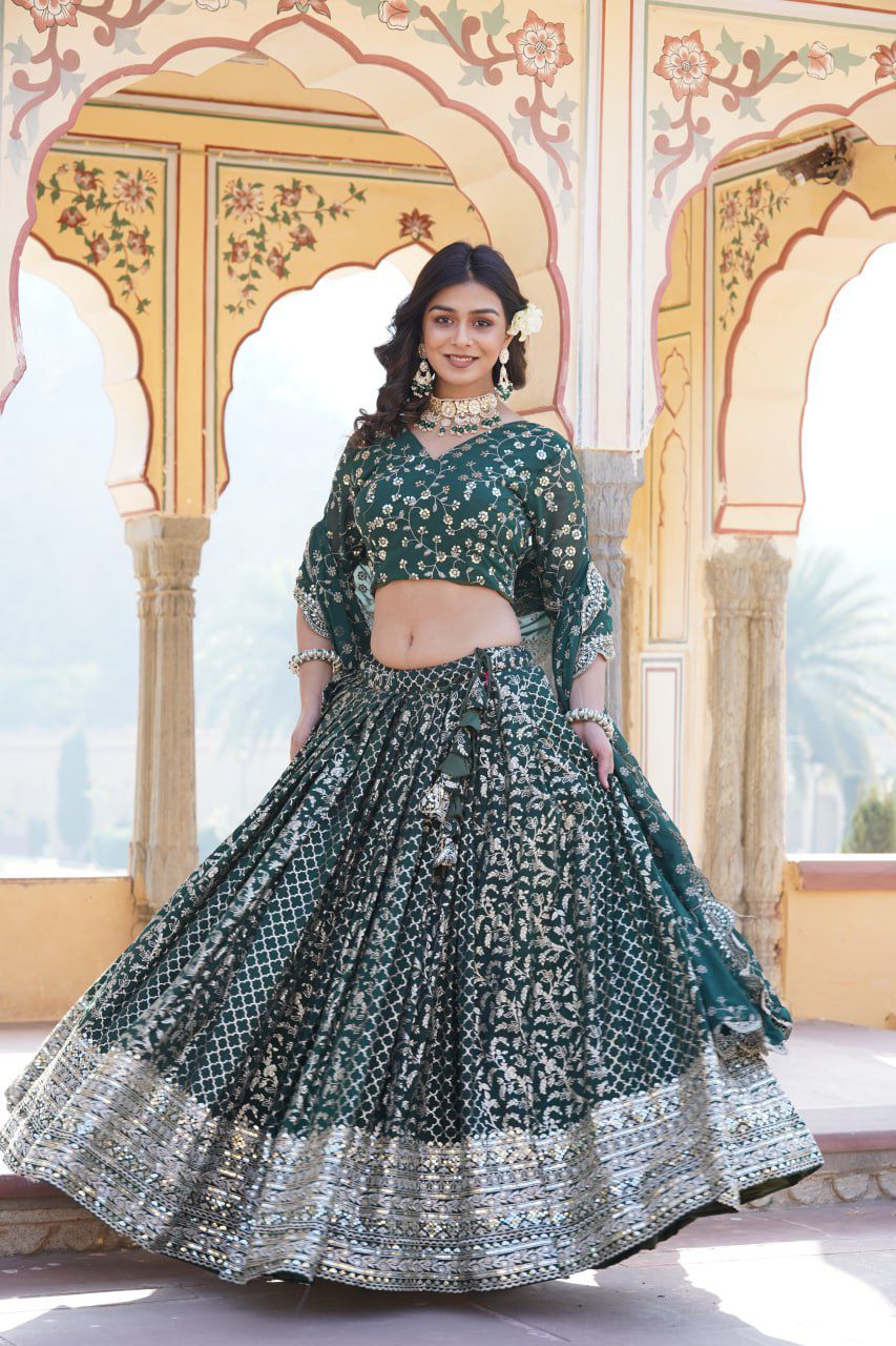 SEQUINE LUXE LEHENGA