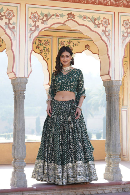 SEQUINE LUXE LEHENGA