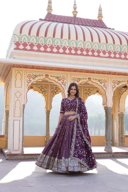 SEQUINE LUXE LEHENGA