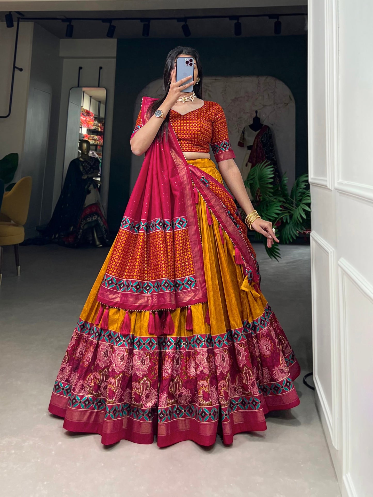 ETHEREAL  BLOSSOM LEHENGA